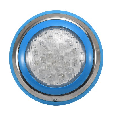 Led stainless steel wall mounted swimming pool lamp 18w304 underwater colorful RGB swimming pool wall lamp landscape underwater lamp