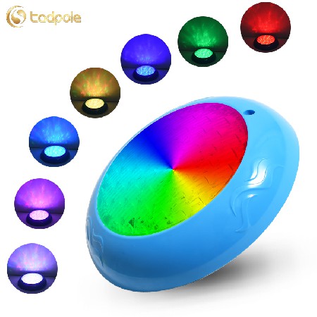 Tadpole Customization 18W Multi Color Remote Control Abs Plastic 12V Ip68 Waterproof Underwater Led Swimming Pool Light