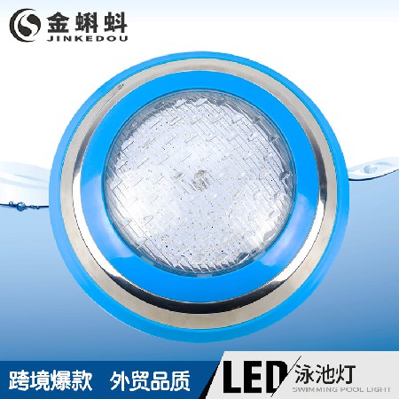 Led swimming pool light stainless steel wall mounted outdoor underwater colorful RGB pool remote control external wall light of swimming pool